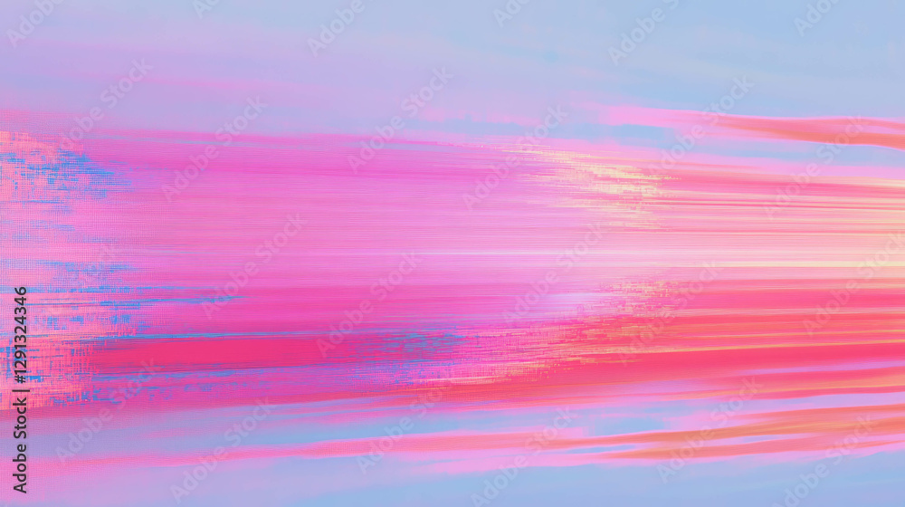 Poster vibrant digital glitch art background with abstract distortion for modern design