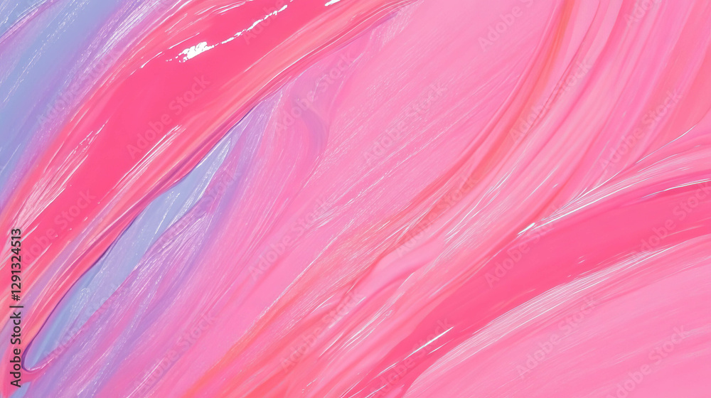 Poster abstract pink and purple textured brushstrokes for artistic design and background use