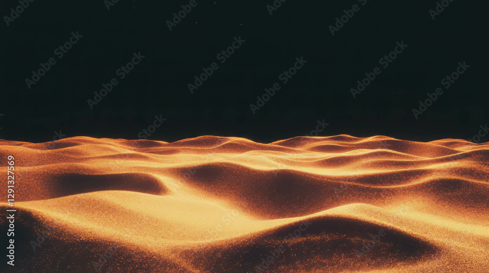 Aufkleber serene desert sand dunes creating a sense of calm and tranquility
