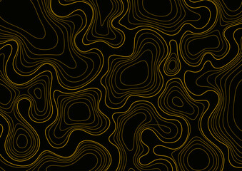 Carte topologique, arrière plan design et moderne, terrain escarpé en relief, vecteur © PZ