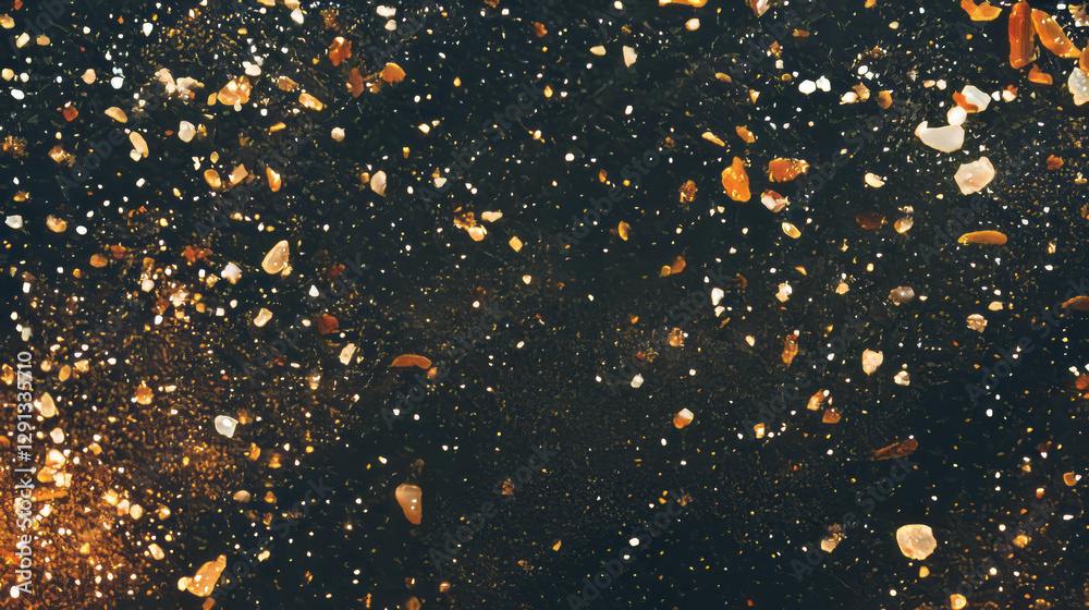 Poster abstract background of falling sand and particles for artistic design