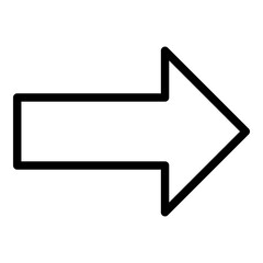 Direction icon. Vector line icon