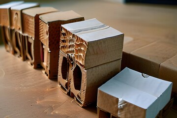 Eco Friendly Brown Paper Honeycomb Wrap for Sustainable Product Packaging and Parcel Cartons