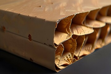 Eco Friendly Brown Paper Honeycomb Wrap for Sustainable Product Packaging and Parcel Cartons