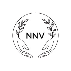 NNV creative minimalist letter logo.