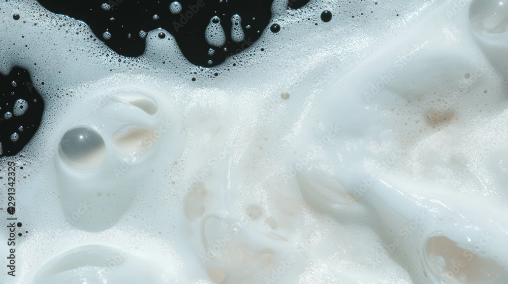 Poster abstract foam and water bubble background for creative design projects