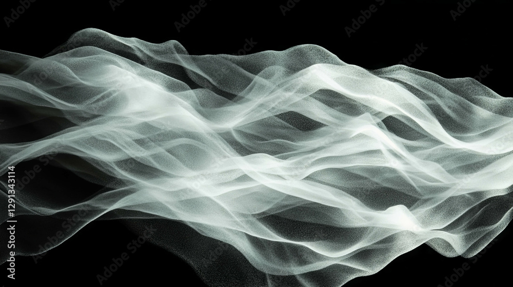 Aufkleber abstract foam and dust texture on dark background for creative design