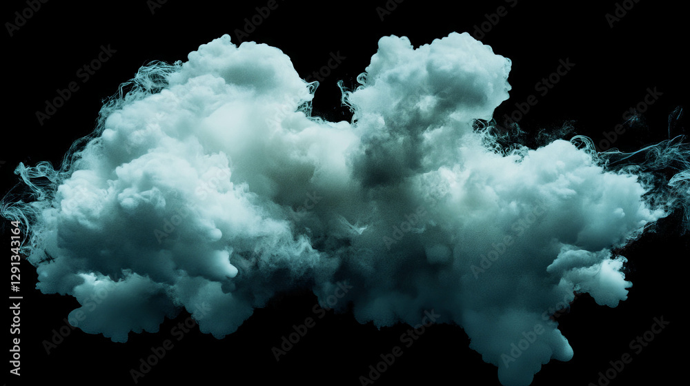 Poster abstract cloudy smoke with foam texture for creative design