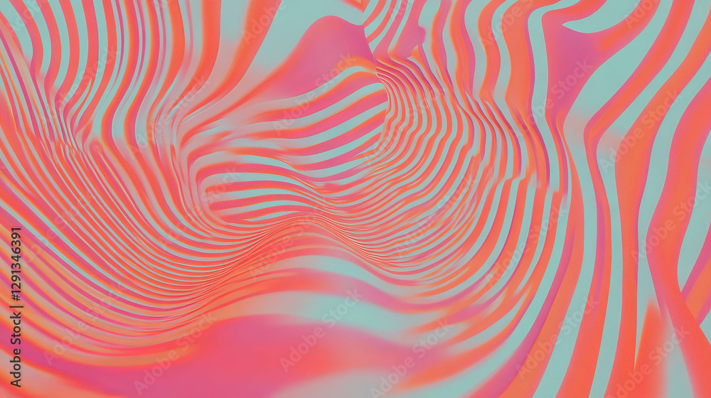 Poster Vibrant abstract background with dynamic geometric patterns for modern design