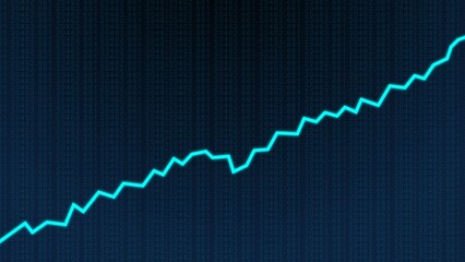 stock market boom or an impressive increase of business sales illustration.