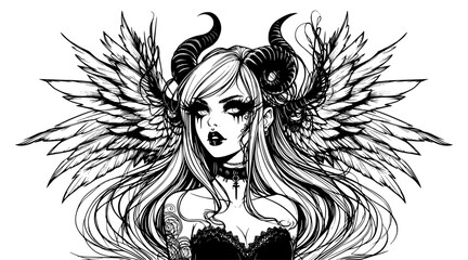 succubus vector art