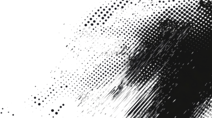 Dynamic abstract comic book halftone background with bold contrasts and striking patterns