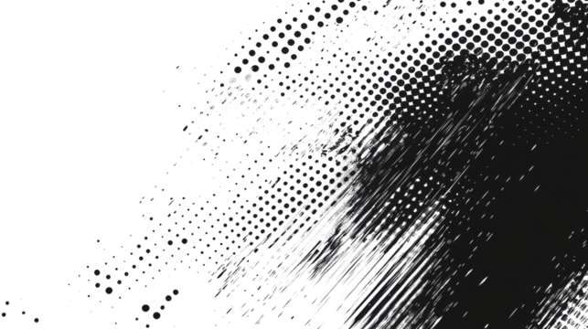 Dynamic abstract comic book halftone background with bold contrasts and striking patterns