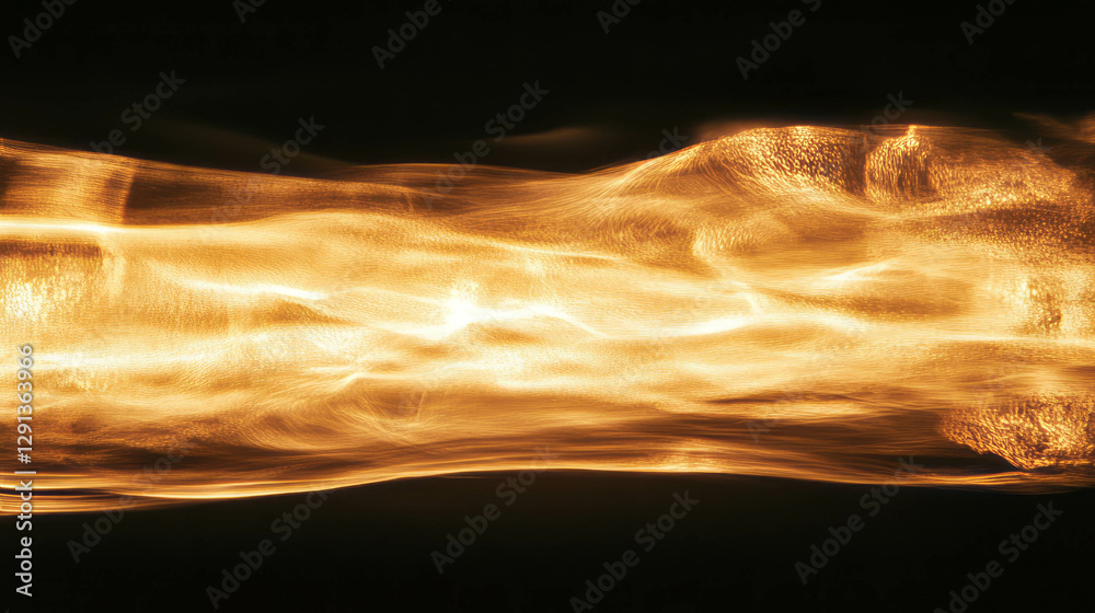 Poster golden light background with warm haze for elegant design concepts