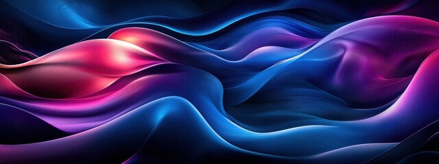 Obraz premium Abstract Swirling Nebula Cosmic Dreamscape Vibrant Galaxy Digital Art