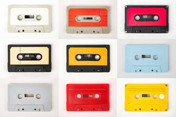 Fototapeta premium Audio Tapes Collection