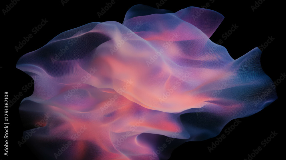 Poster Abstract gradient mesh texture with smooth color transitions for creative design projects