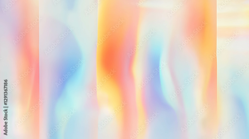 Poster Abstract gradient mesh background with smooth color transitions for modern design