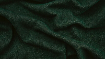 Fototapeta premium Green denim texture with earthy tones for fashion design or digital background