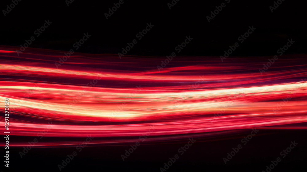 Aufkleber Dynamic abstract light pattern with high contrast for creative design