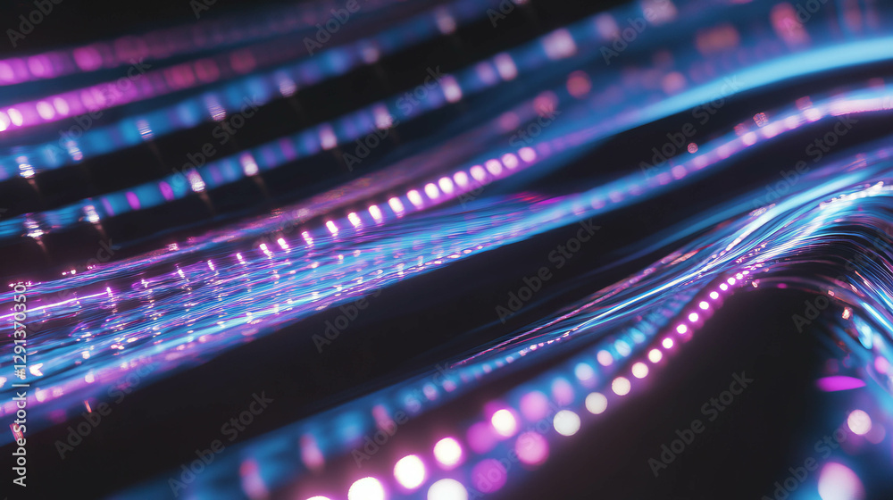 Poster vibrant holographic bubble background with reflective colorful patterns