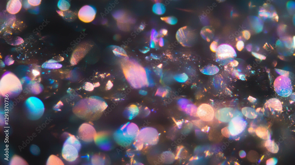 Poster vibrant holographic foil texture with rainbow reflections for design projects
