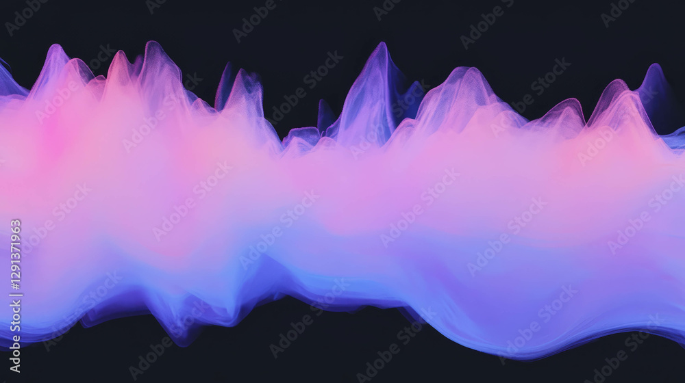 Poster Soft ink bleeding effect creating vibrant abstract background for design