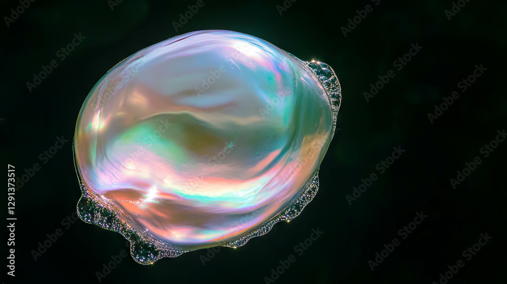 Poster Iridescent pearl texture with subtle shimmer for elegant background design