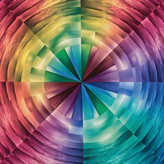 Obraz premium Abstract spectrum brush strokes textured art frame background