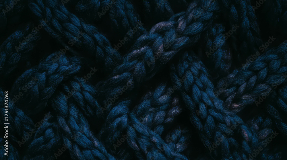 Poster cozy winter knitted wool background texture for design projects