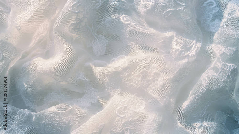Poster Elegant lace texture background with delicate intricate patterns for design and decoration