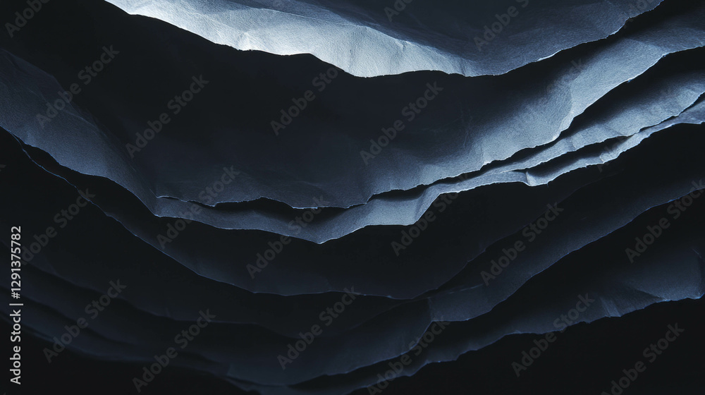 Aufkleber Abstract layered paper texture background with subtle depth for artistic design