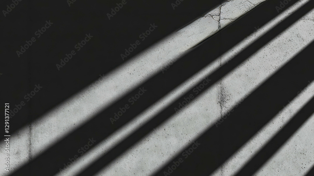 Poster abstract matte concrete texture with dramatic shadow lines for design