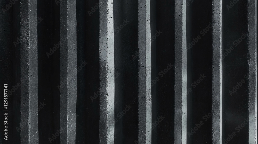 Aufkleber Modern industrial design with matte concrete texture and sharp shadows