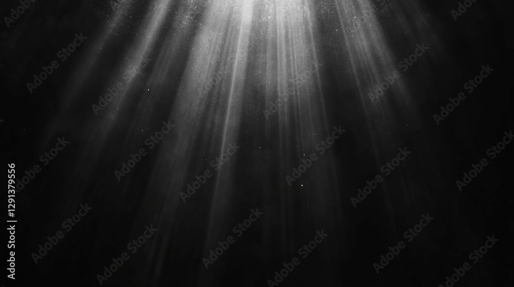 Poster Monochrome light background with subtle halation effect for design projects