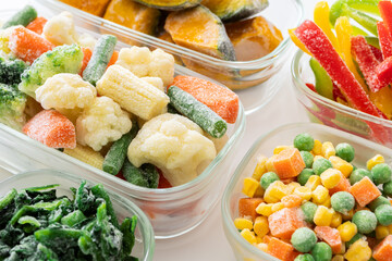 冷凍野菜　野菜の冷凍保存　冷凍食品