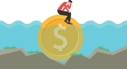 A businessman doesn't see any way to expand his business even though he has a lot of capital.

