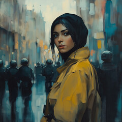 Happy Woman with Bright Smile