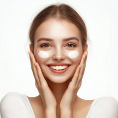 Relaxing Woman with Smooth Skin