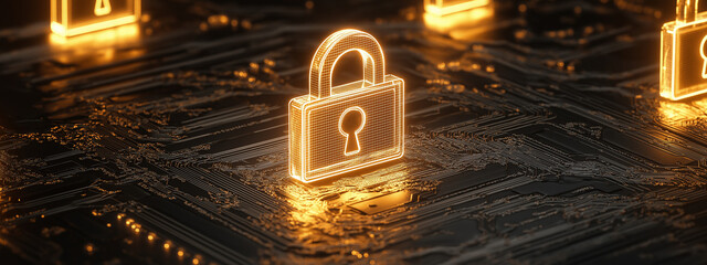 Golden Cyber Lock on a Digital Network