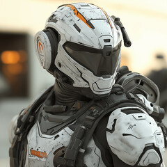 Futuristic Armored Soldier