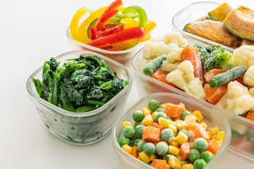 冷凍野菜　野菜の冷凍保存　冷凍食品