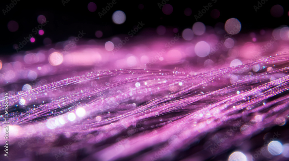 Poster abstract pink bokeh background with soft and dreamy light effects