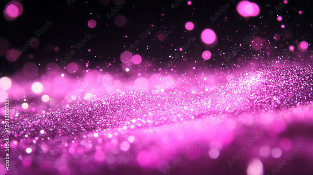 Poster soft pink bokeh background for romantic and festive design projects