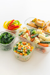 冷凍野菜　野菜の冷凍保存　冷凍食品