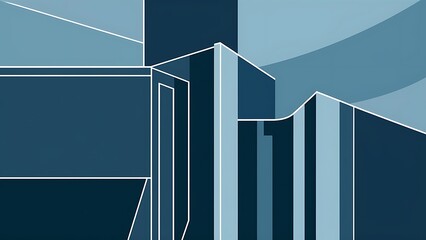 Minimal geometric abstract vector background