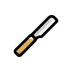 Razor illustration icon.Simple vector outline, clipart for graphic design.