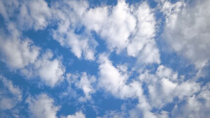 Blue sky and clouds in the sky