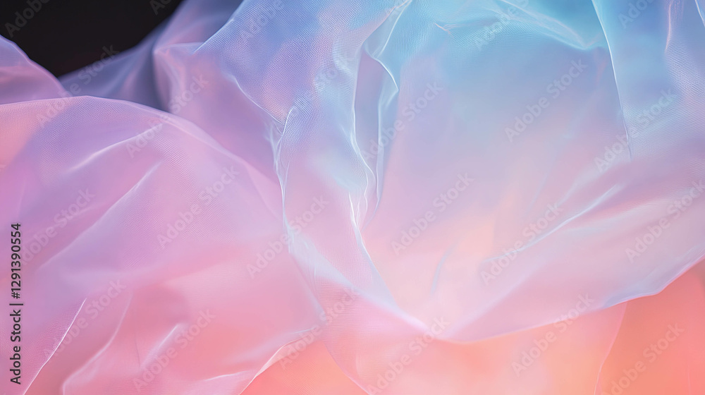 Poster Abstract plastic texture with subtle color gradient for creative design projects