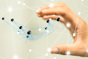 conference Digital Network and data concept 3d